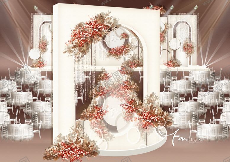 编号：73230410092023478920【酷图网】源文件下载-婚礼舞台