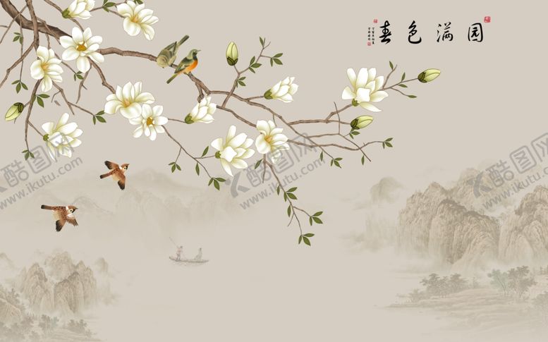 编号：68770510101747093964【酷图网】源文件下载-花鸟