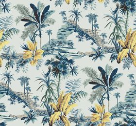 热带植物花卉图案背景