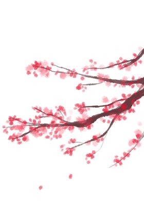 中国风水墨梅