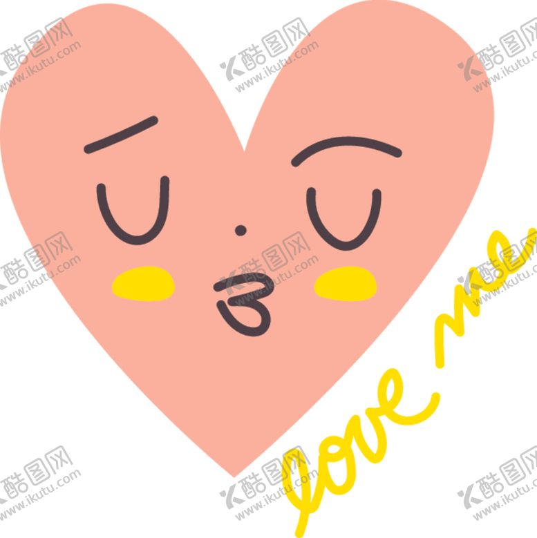 爱心抽象图案大牌图案矢量图