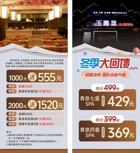 餐厅优惠活动海报展示