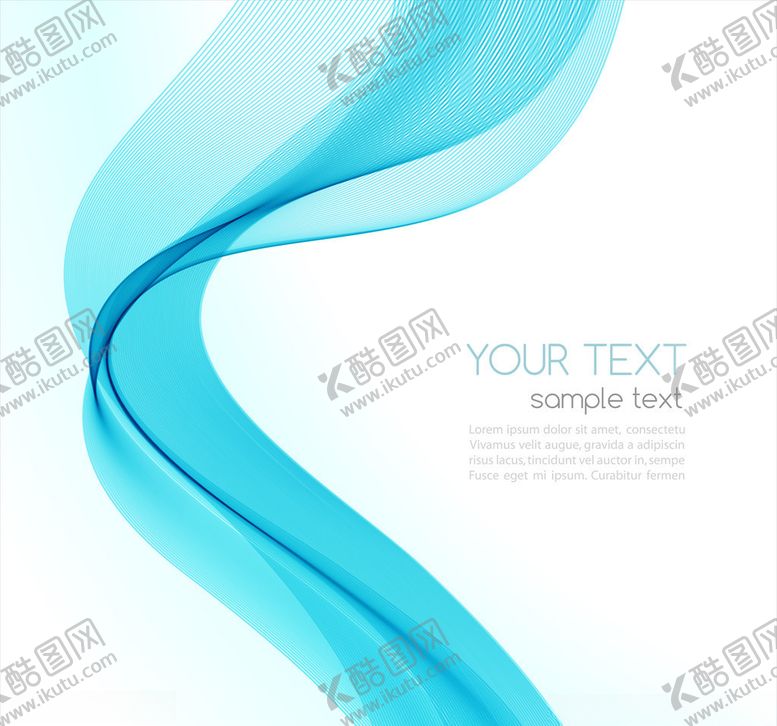 编号：57570010040426194228【酷图网】源文件下载-蓝色曲线
