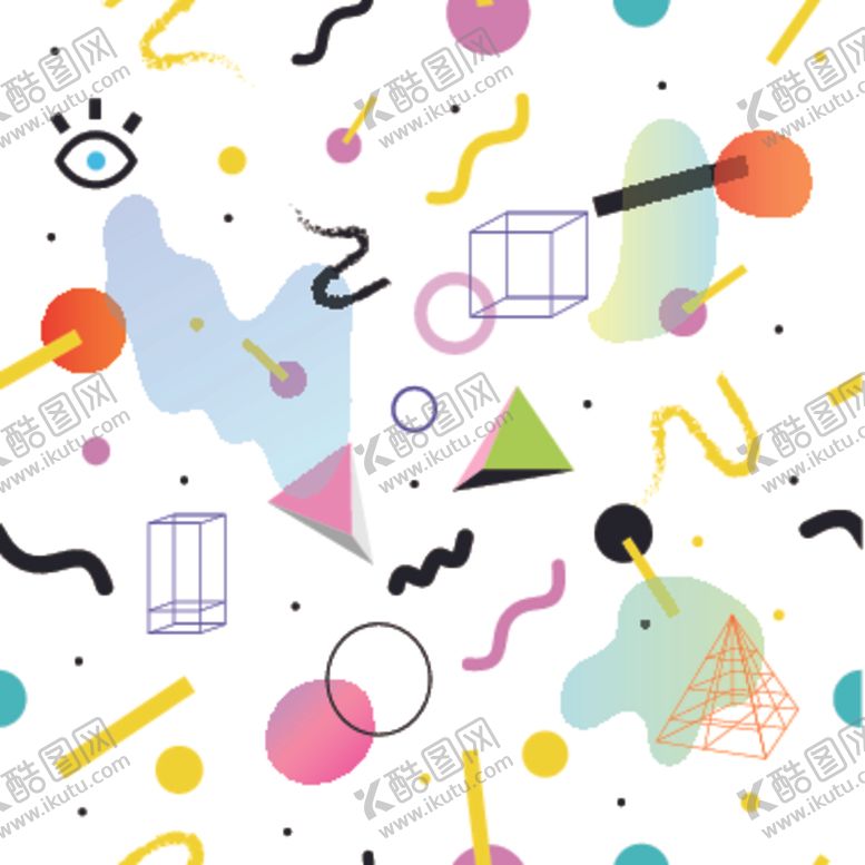 编号：87230010141936545689【酷图网】源文件下载-创意拼接彩色图案