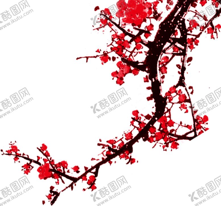 编号：56839305090549465348【酷图网】源文件下载-中国风水墨梅