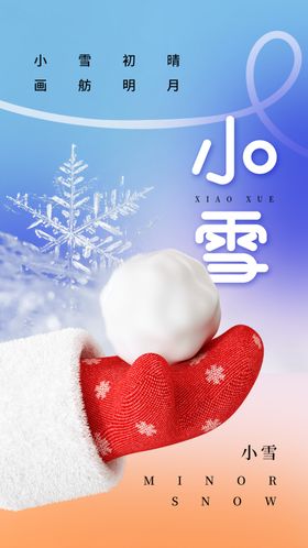 小雪海报