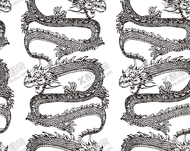 编号：49323409200031157348【酷图网】源文件下载-龙数码印花