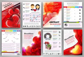 浪漫情人节主题宣传模板