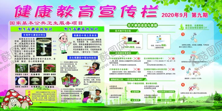 编号：46551710140454326112【酷图网】源文件下载-健康教育宣传栏