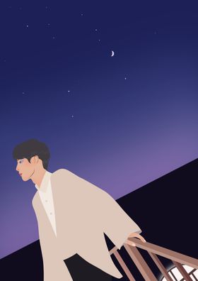 手绘男头