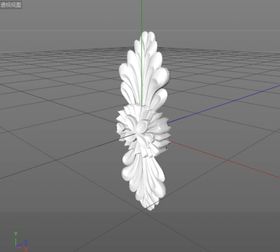 C4D模型欧式雕花