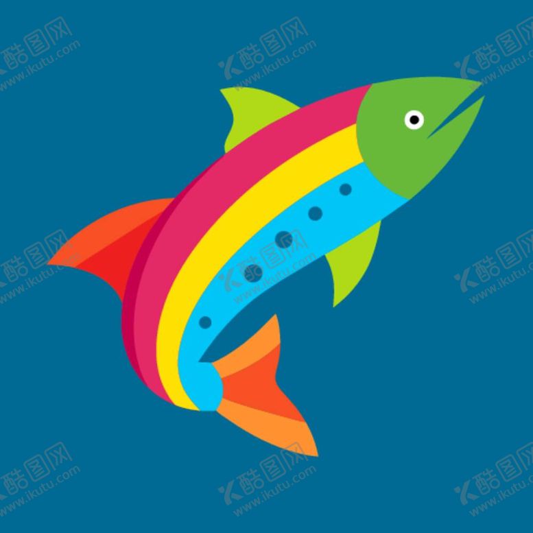 编号：70627711302046345488【酷图网】源文件下载-3D视图的彩虹鳟鱼