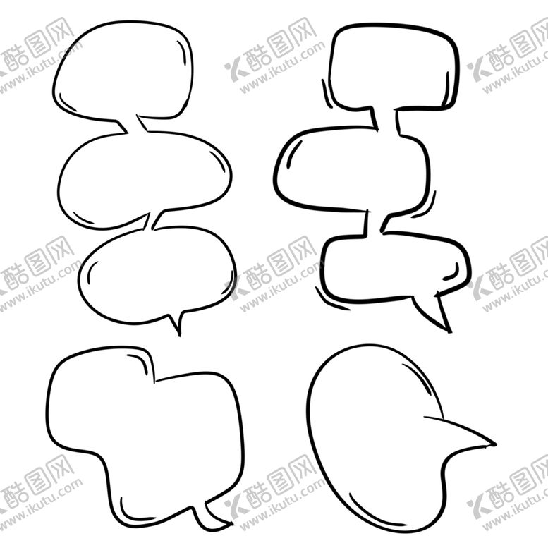 编号：37059901232030543708【酷图网】源文件下载-简约 对话框 黑色 素材 
