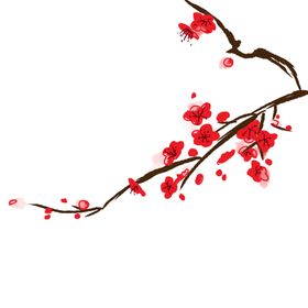 梅花免扣元素