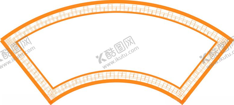 编号：15365502090943175754【酷图网】源文件下载-中式扇形边框花纹