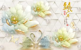 花开富贵装饰画