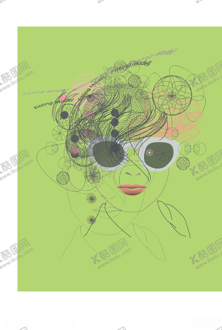 编号：83094606170205092622【酷图网】源文件下载-女装人物印花