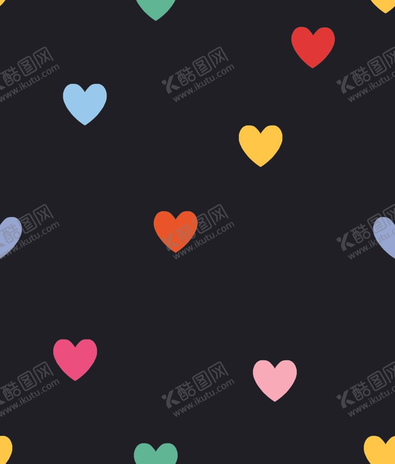 编号：50018502171649164235【酷图网】源文件下载-彩色爱心