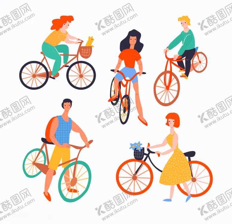 编号：29590104181551223290【酷图网】源文件下载-骑自行车