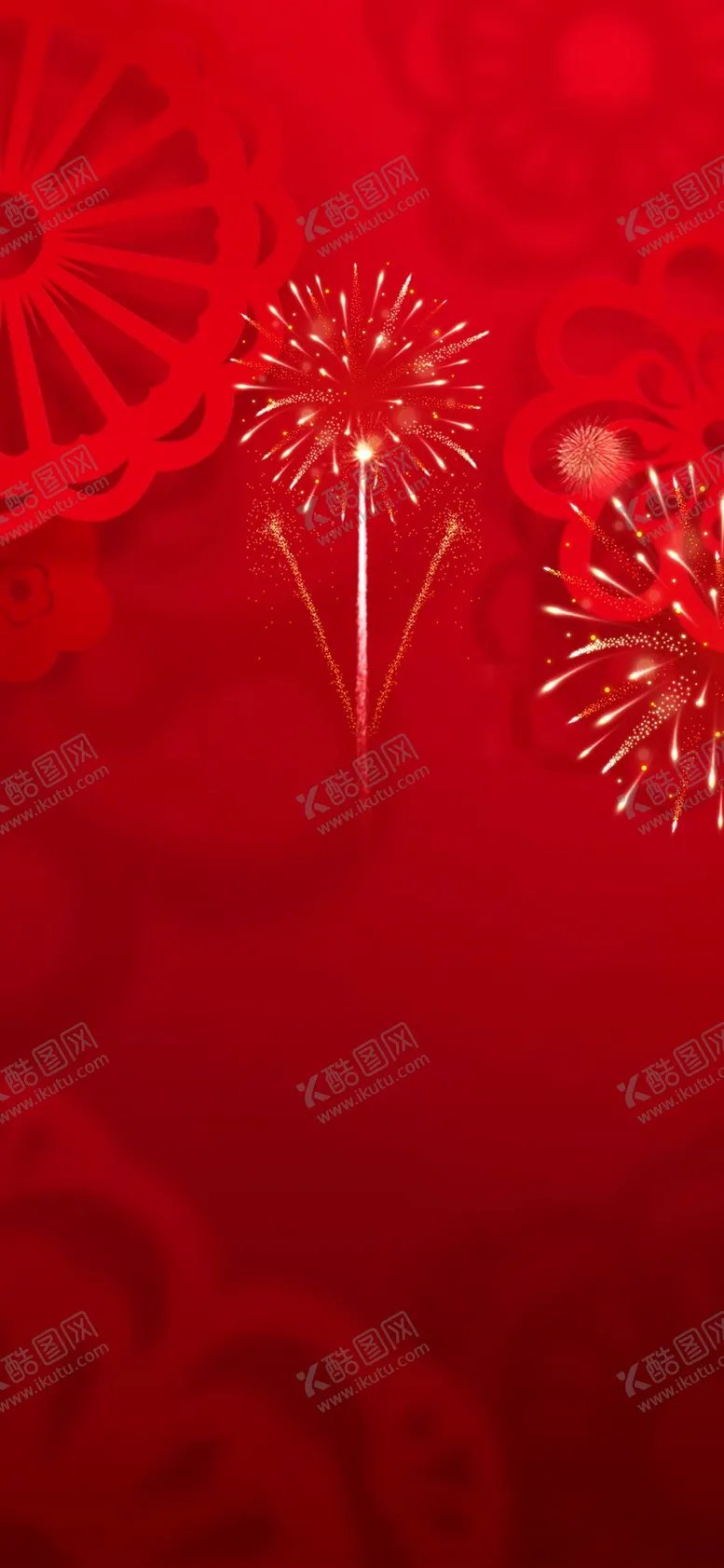 编号：99028802062245111067【酷图网】源文件下载-红色新年背景
