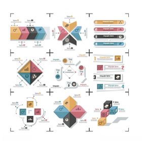 多样创意信息图表元素集