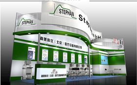 展览3D模型一面开口