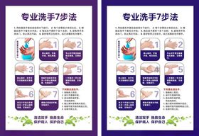 洗手7步法