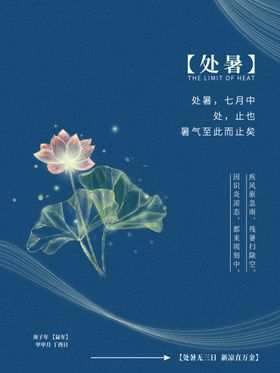地产处暑