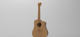 吉他乐器模型样本音乐
