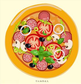 披萨