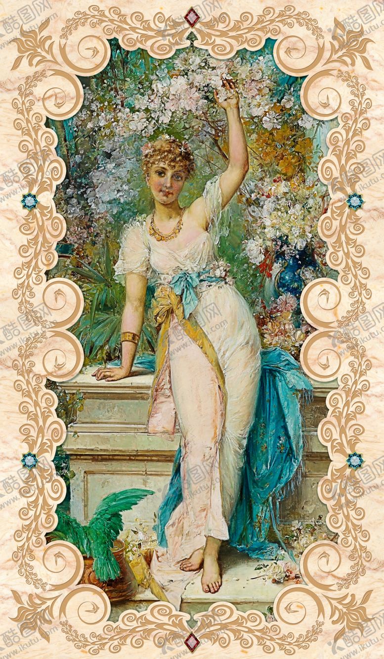 编号：71680709230007011358【酷图网】源文件下载-花开富贵装饰画