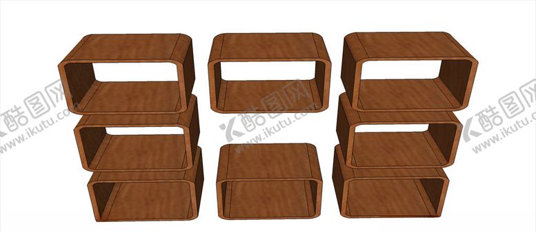 编号：18974109261336108726【酷图网】源文件下载-墙上多格柜