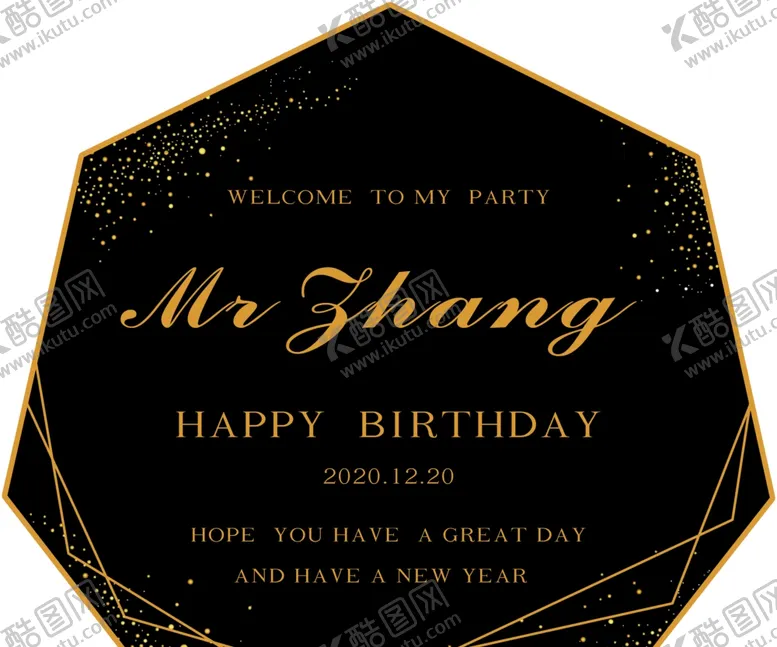 编号：16574009082259233242【酷图网】源文件下载-生日展板