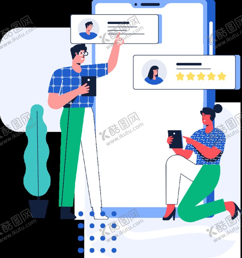 编号：85435803281009556032【酷图网】源文件下载-商务人物插画