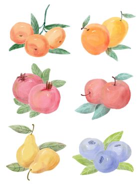 鲜花手绘水彩小清新风格海报模板