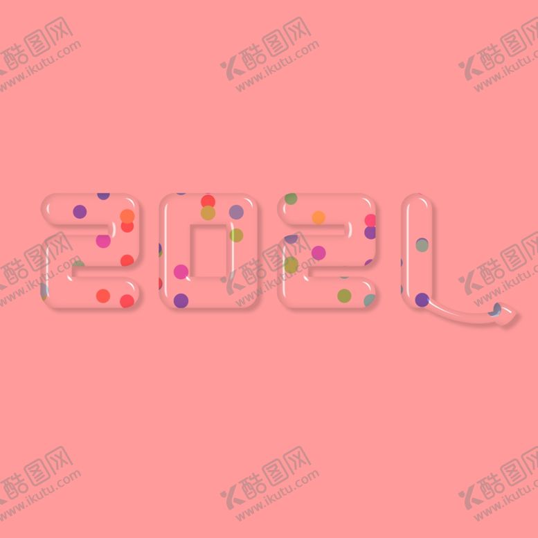 编号：69675606170310049897【酷图网】源文件下载-2021年透明字