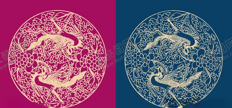 编号：52491906162257287126【酷图网】源文件下载-圆形底纹中国风矢量纹饰