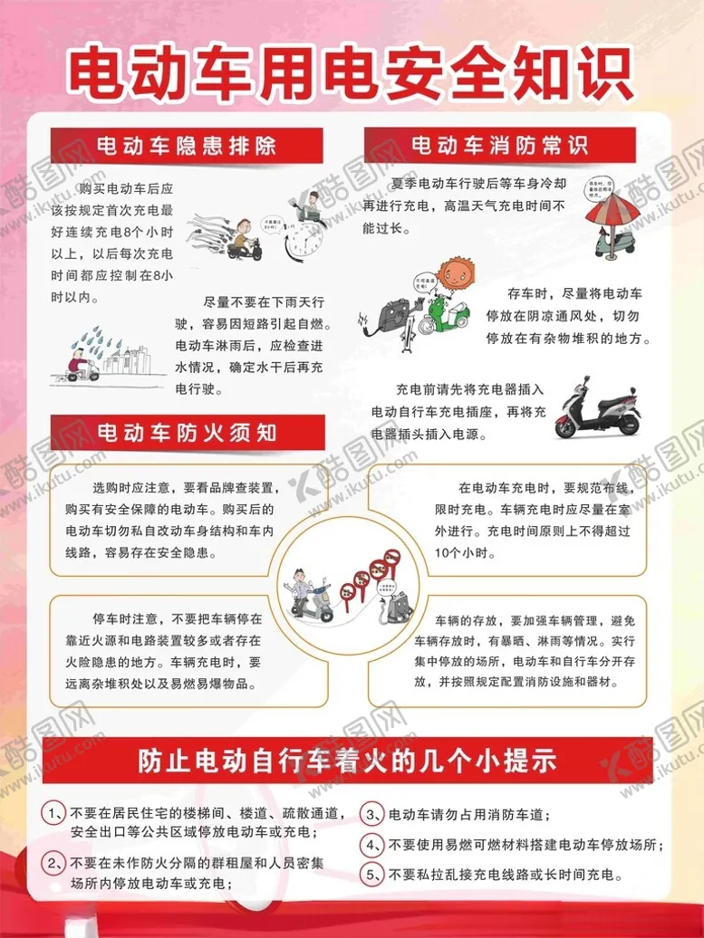 编号：82241202130148332952【酷图网】源文件下载-电动车用电安全须知