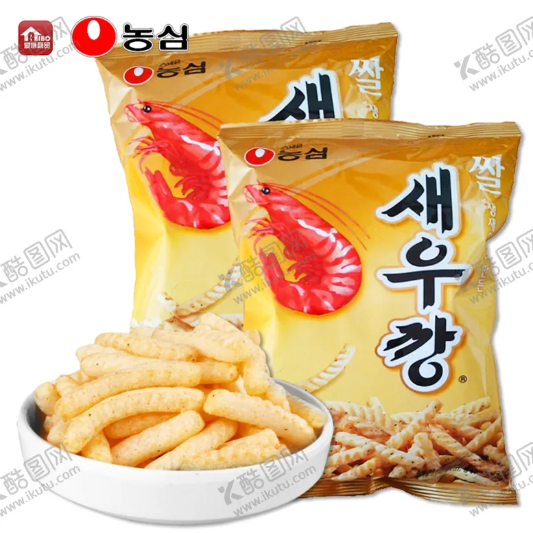 编号：22325009191354354167【酷图网】源文件下载-韩国农心米制虾条详情