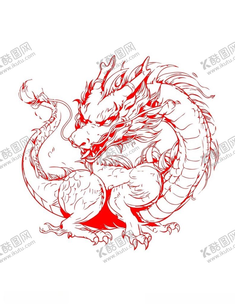 编号：80937802120411128847【酷图网】源文件下载-卡通龙