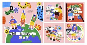 儿童环保主题插画作品