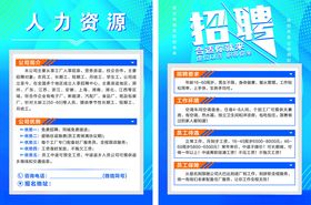人力资源招聘彩页