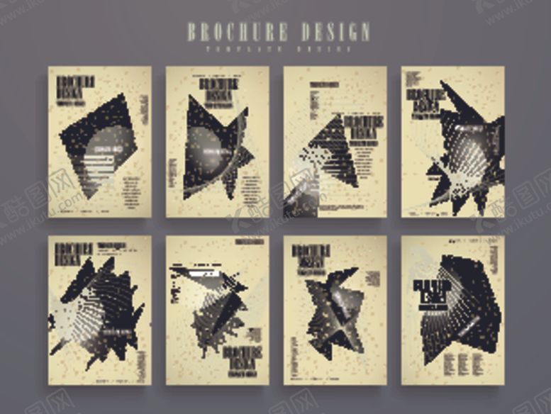 编号：10139404052018415069【酷图网】源文件下载-几何折纸艺术海报设计