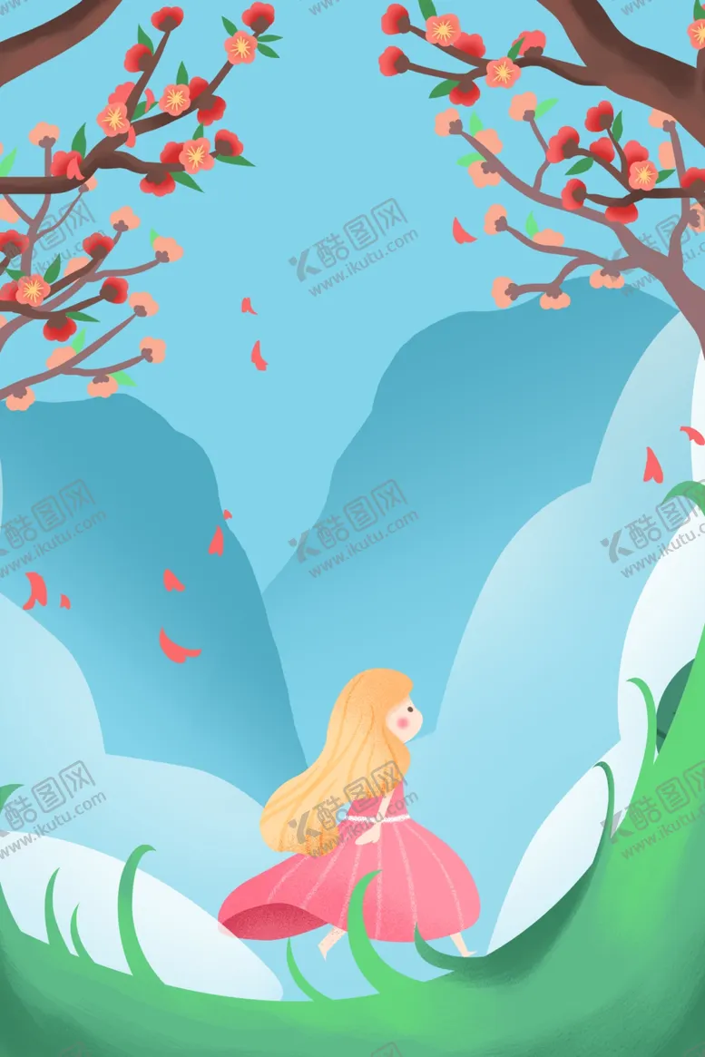 编号：47421803301245176584【酷图网】源文件下载-春天插画