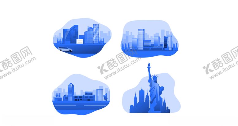 编号：32323610270749172282【酷图网】源文件下载-城市建筑Ai矢量插画