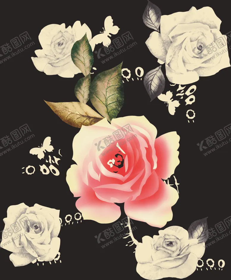 编号：99306807060716342218【酷图网】源文件下载-玫瑰花