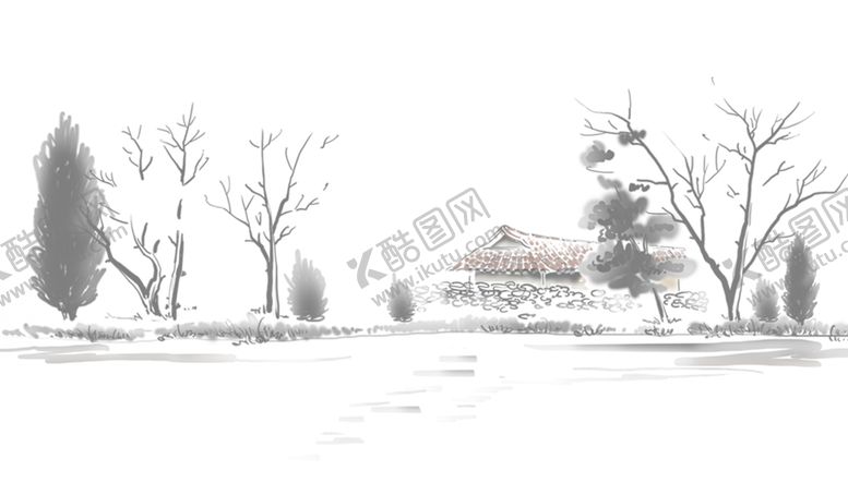 编号：84365009130558224630【酷图网】源文件下载-老家古屋 插画