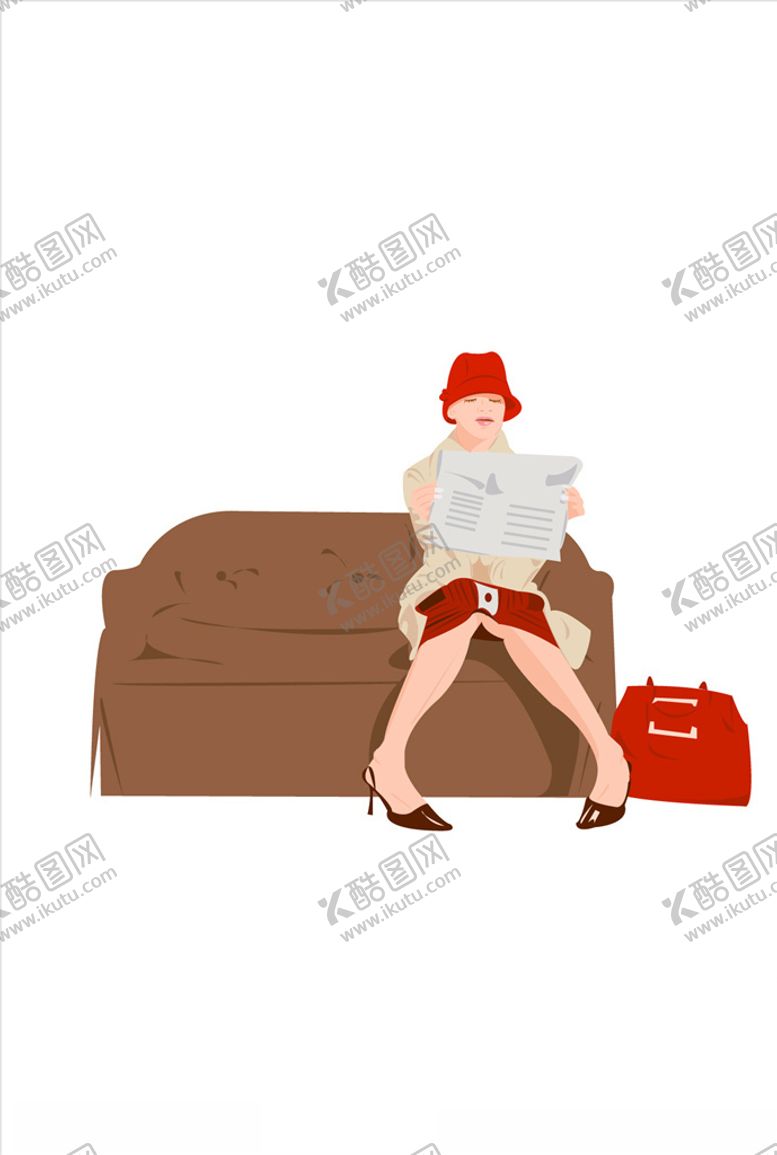 编号：54860010191732059595【酷图网】源文件下载-卡通女人
