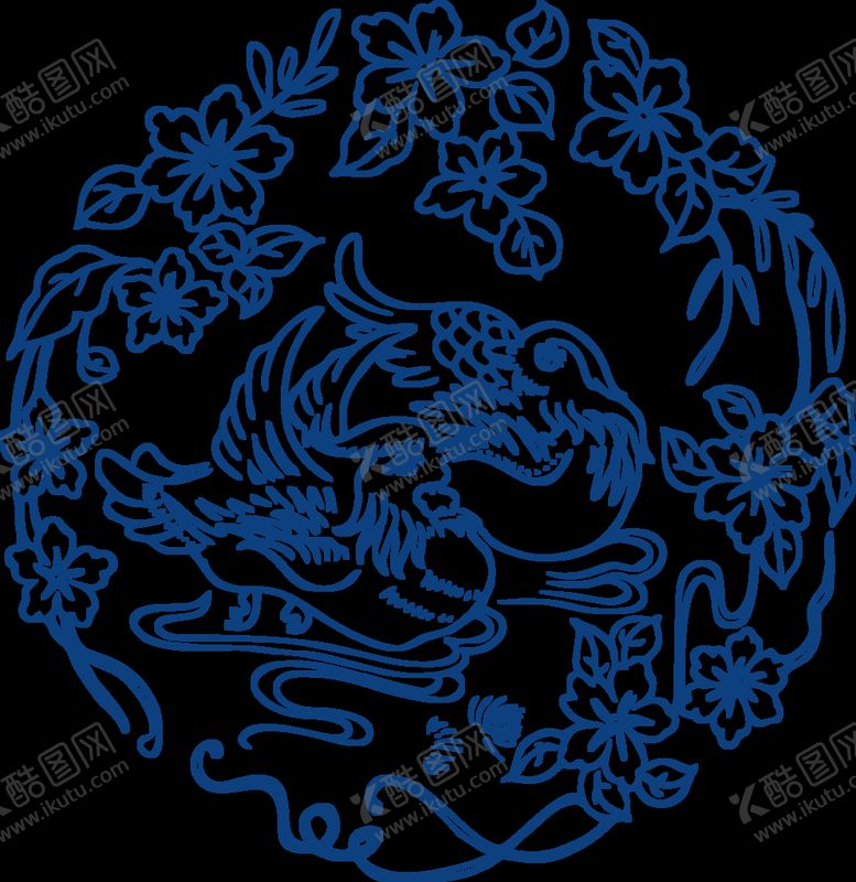 编号：29010810230430131589【酷图网】源文件下载-青花瓷图案