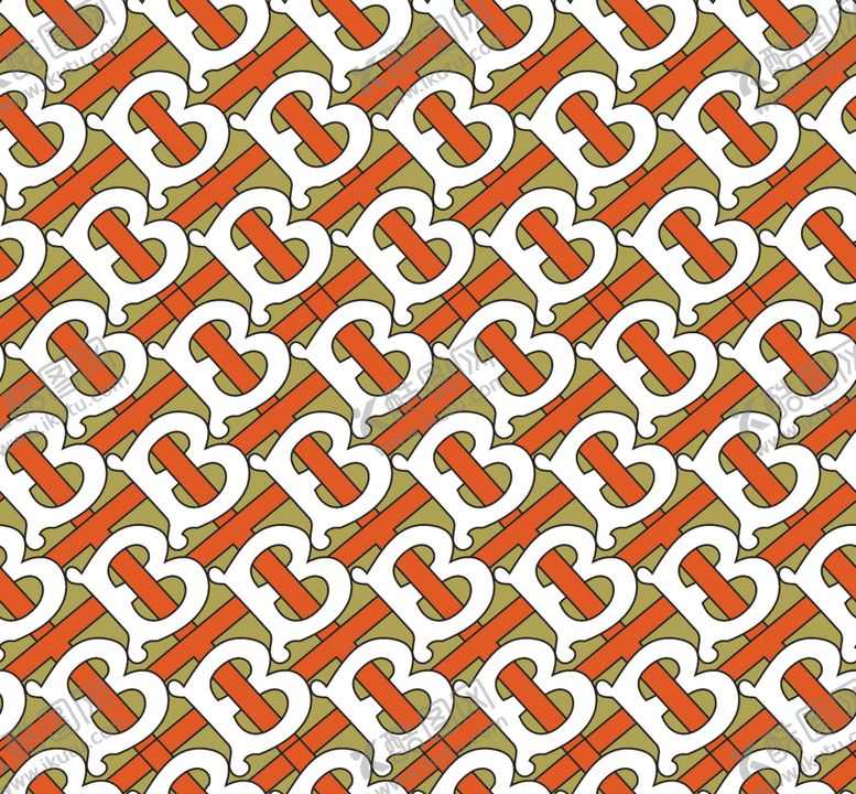 编号：93909509240152567939【酷图网】源文件下载-45度巴宝莉字母B